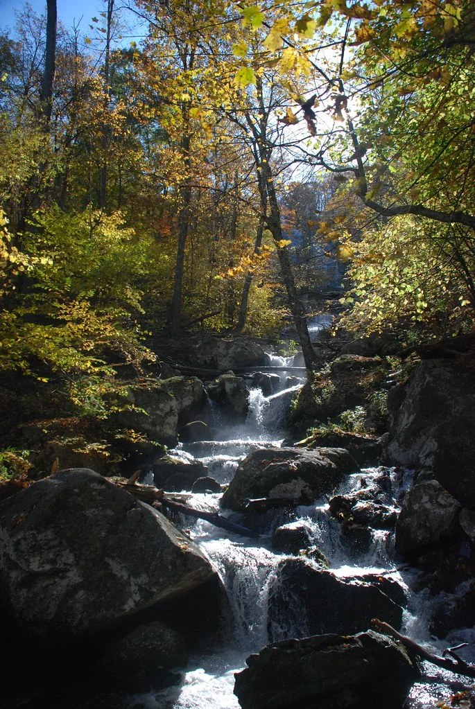Crabtree Falls in the George Washington National Forest, Virginia