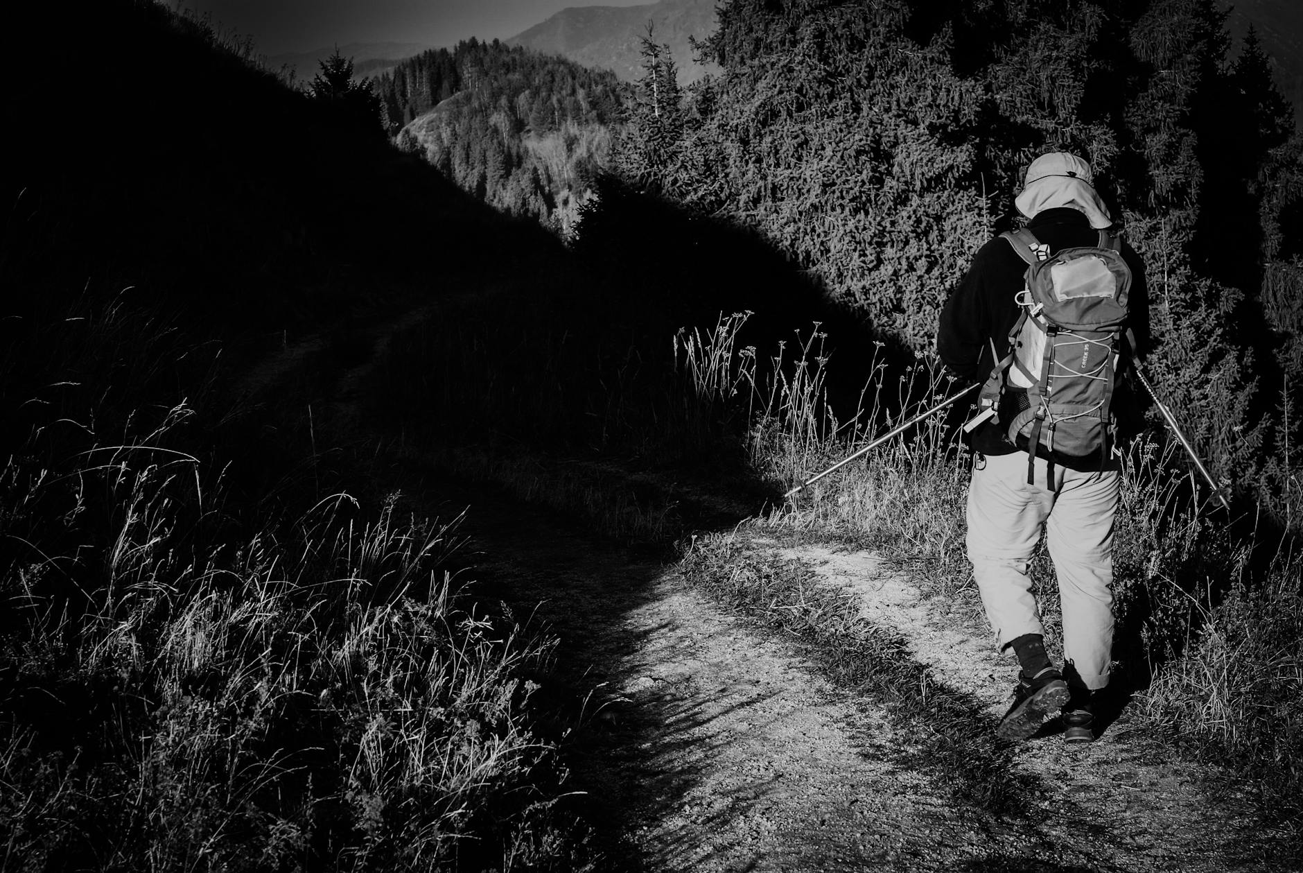 Day hike pack essentials laid out