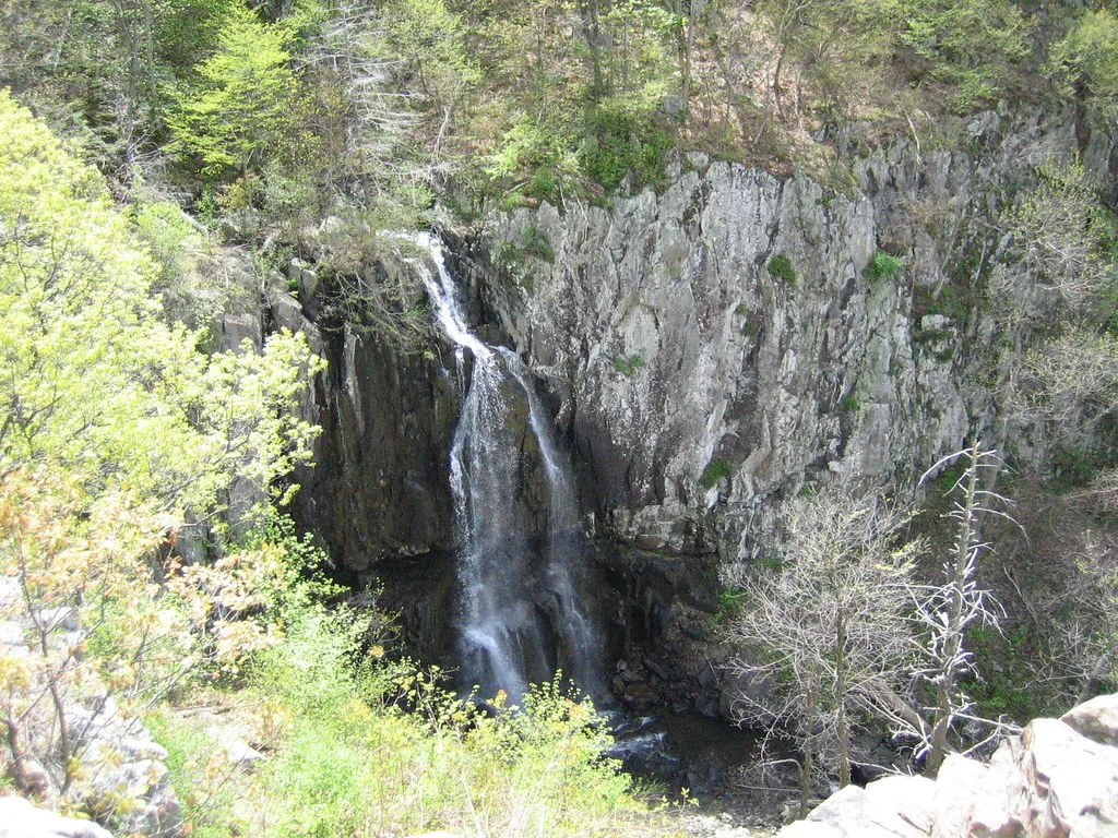 Overall Run Falls, the tallest waterfall in Shenandoah National Park