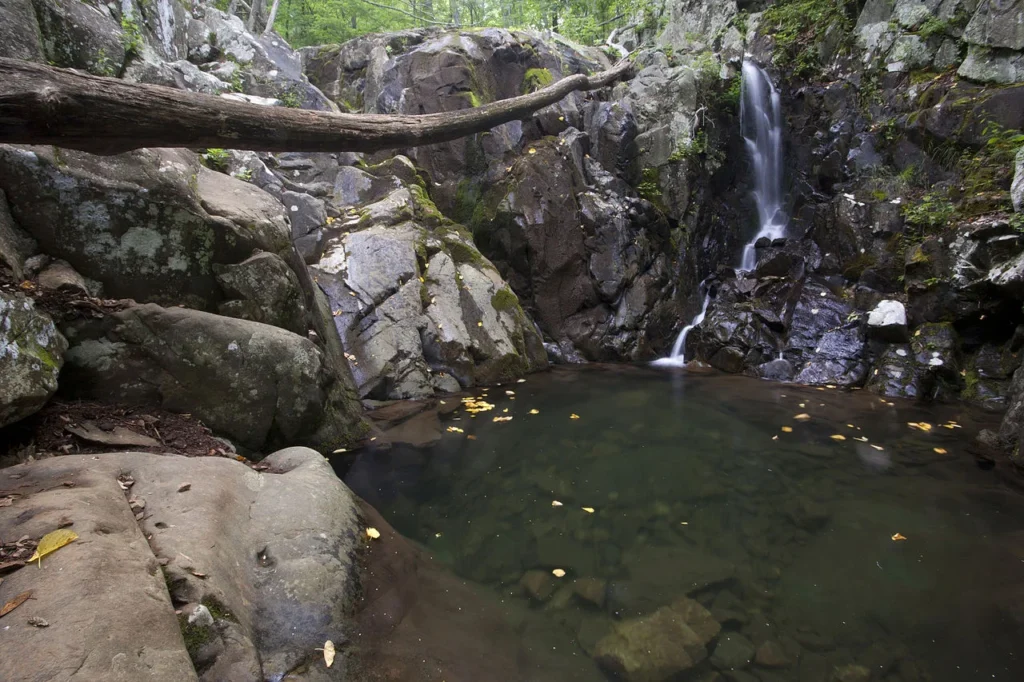 Rose River Falls in Shenandoah National Park