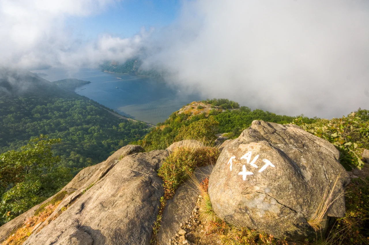 Hudson Valley overlook near Bear Mountain, New York