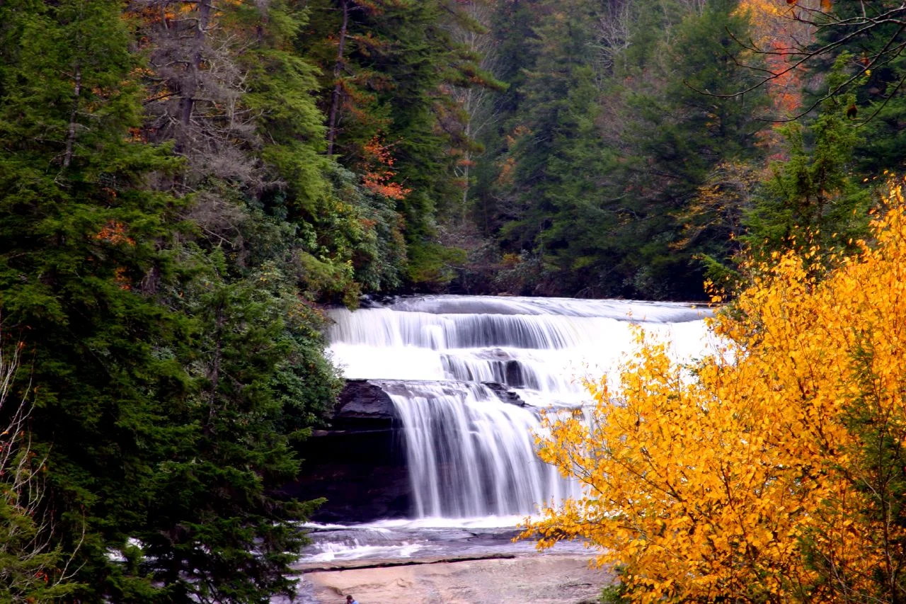 Triple Falls in DuPont State Forest, North Carolina