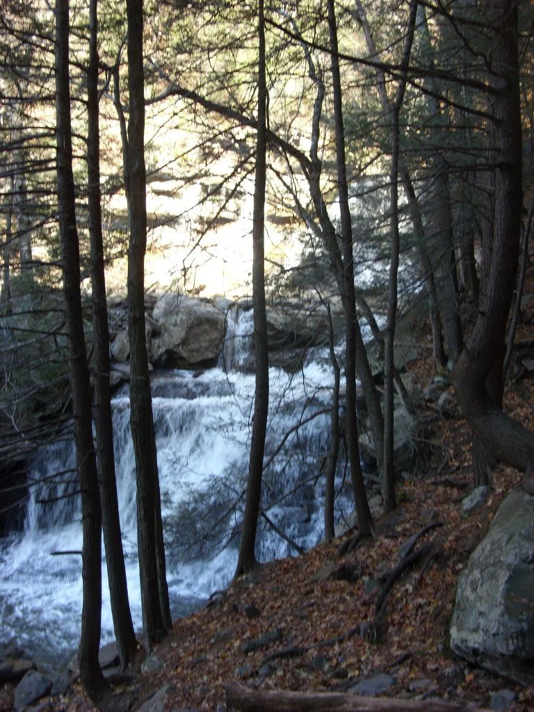 Kaaterskill Falls two-tier waterfall in the Catskills