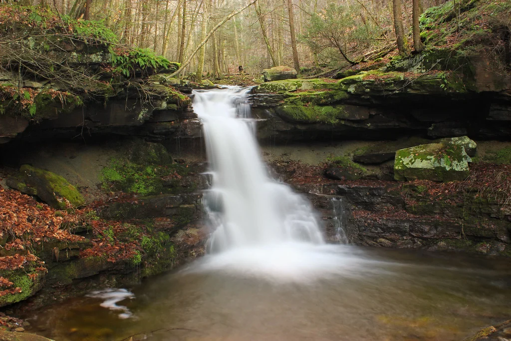 Rocky gorge trail in Pennsylvania